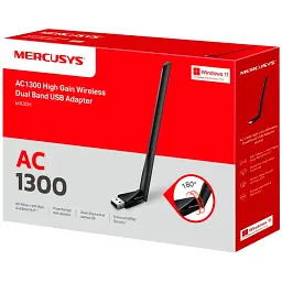 Адаптер WiFi Mercusys MA30H AC1300 - мініатюра 3