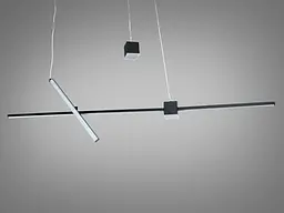 Підвісна люстра LED Diasha 5221A/1100BK чорна 27 Вт 5 м² - мініатюра 4
