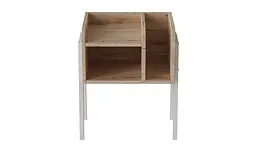 Тумба модульна Ferrum-decor Амелі 540x450x320 метал Білий ДСП Дуб Сан-Марино 16 мм (FRD-103012) - мініатюра 3