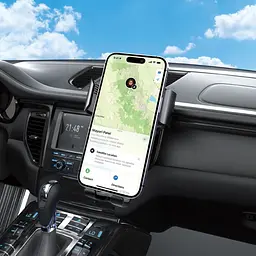 Автотримач X15 з бездротовою зарядкою 15W чорний - мініатюра 2