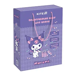 Набір канцтоварів першокласника  Kite Kuromi HK-S01-2 28 предметів - мініатюра 2