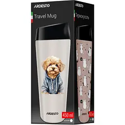 Термокухоль Ardesto Coffee Time Maltipoo 450 мл (AR2645MP) - мініатюра 5