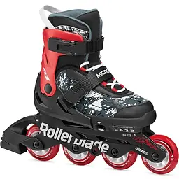 Дитячі ролики Rollerblade Microblade SL 36,5-40 Чорний-Червоний