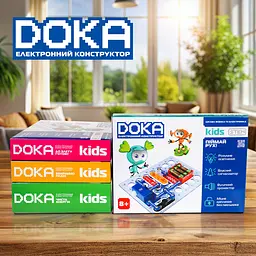 Конструктор електронний Doka Піймай рух 16 деталей - мініатюра 6