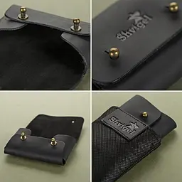 Шкіряна візитниця SHVIGEL 10х6.5 см acs0015995 - мініатюра 2