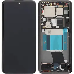 Дисплей Xiaomi 14 Ultra чорний, OLED, оригінал PRC, з рамкою, Black