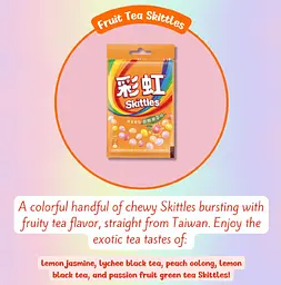 Драже Skittles Fruit Tea 40г - мініатюра 6
