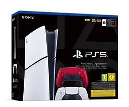 Ігрова консоль Sony PlayStation 5 Slim Digital Edition + DualSense Volcanic Red - мініатюра 4