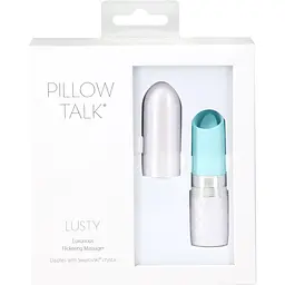 Вібратор Pillow Talk Lusty Luxurious FlickeRing Massager - Teal - мініатюра 7