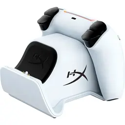 Зарядний пристрій HyperX ChargePlay Duo для PS5 DualSense White (51P68AA) - мініатюра 3