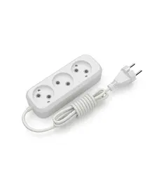 Подовжувач блоковий (ABS)ELECTRUM 3 розетки 1,5м C-ES-1785