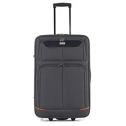 Валіза Semi Line 24" (M) Grey/Orange Lines (T5754-2) - мініатюра 2