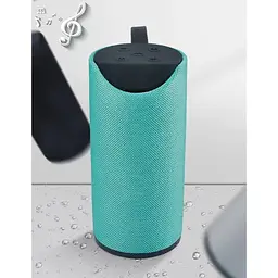 Портативна Bluetooth колонка TG-113 бездротова переносна колонка з вологозахистом бумбокс Бірюзова - мініатюра 4