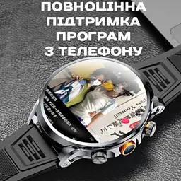 Годинник розумний наручний UWatch Smart Technology SIM GPS Чорний (2847796739) - мініатюра 7