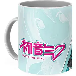 Кухоль GeekLand Вокалоїди Vocaloid Хацуне Міку Hatsune Miku Сакі Фудзіта VC 02.08 330 мл різнобарвний - мініатюра 2