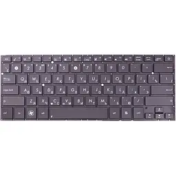 Клавіатура для ноутбука ASUS ZenBook UX32, UX32A чорний, сірий фрейм