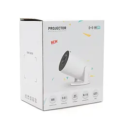 Смарт проєктор Voltronic HY300 PRO+ Android 14 720p 180 ANSI Wi-Fi 2.4+5G White Box - мініатюра 2