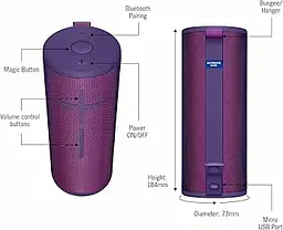 Портативна акустика Ultimate Ears Boom 3 Ultraviolet Purple 984-001363 - мініатюра 3