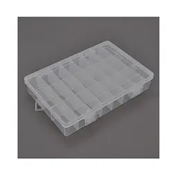 Пластиковий ящик для деталей Voltronic Box 28 відділень 345x50x220 мм - мініатюра 2