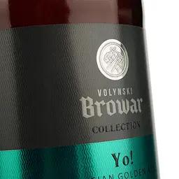 Пиво Volynski Browar YO! світле 7.5% 0.75 л - мініатюра 3