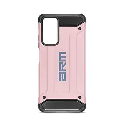 Чехол для Xiaomi Redmi Note 12 Pro 4G, Panzer, розовый, противоударный, бронированный, милитари, панель-накладка, защита всего корпуса, защита дисплея и камеры, термополиуретан (TPU) + поликарбонат (PC), ArmorStandart (ARM71477)