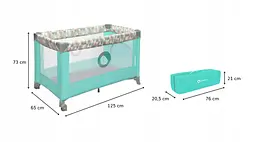 Манеж Lionelo Stefi Mint Multicolor - мініатюра 5