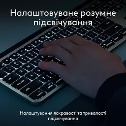 Комплект (Клавіатура та Миша) Logitech MX Keys S Combo for Mac (920-012845) Space Grey - мініатюра 9