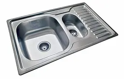 Кухонна мийка Romzha Petrika 1.5C Satin RO49669, Сірий - мініатюра 3
