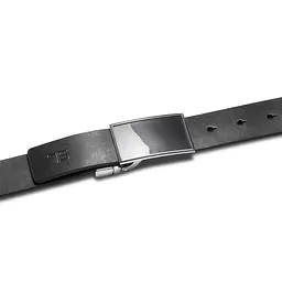 Ремінь чоловічий шкіряний Semi Line Black/Blue (P8234-0 XL) - мініатюра 1