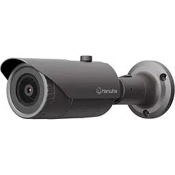 Камера Hanwha Samsung Techwin IP QNO-6012R, 2MP, Bullet, 2.8mm, f/2.0, IR20m, DC 12V/PoE, IP66, IK10 - мініатюра 2
