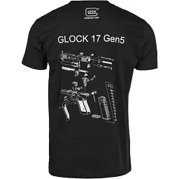 Футболка Glock Engineering Gen5 BT 3XL Men Black - мініатюра 3