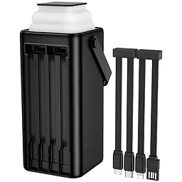 Портативний ЗП Power Bank Borofone BJ65B High 22.5W+PD20W with cable 80000 mAh Black - мініатюра 5