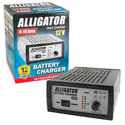 Зарядний пристрій АКБ Alligator 12В 120А·год 18А(AC805)