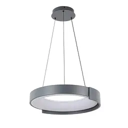Люстра стельова LED Levistella 781P3167 (500) GY, 74W, 3000-6000K, сірий метал, сучасний стиль