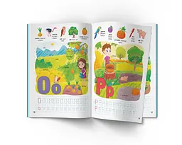 Книга Кристал Бук Школа сучасного чомусика English ABC 128 розвиваючих наліпок (F00029943) - мініатюра 5