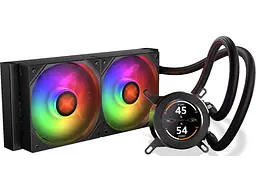 Водяне охолодження Krux HydroGlance 240 ARGB LCD Black (KRXE003)