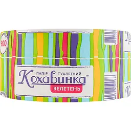 Туалетний папір Кохавинка Велетень 1-шаровий сірий 190х90 мм 90 метрів 8 шт. - мініатюра 2
