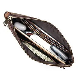 Чоловіча шкіряна барсетка Vintage 26х16,5х2 см acs0015259 - мініатюра 7