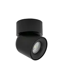 Світильник поворотний точковий, бра Nowodvorski 11346 Oscar GU10 1x15W IP54 Чорний
