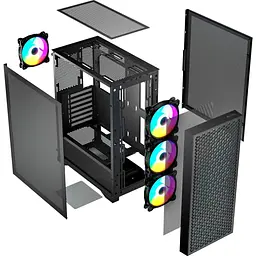 Корпус LogicConcept DART PRO ARGB BLACK MESH (AT-DART-PRO-ARGB-10) Без БП - мініатюра 5