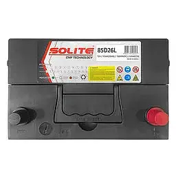 Акумулятор Solite 6СТ-70Ah 85D26L ASIA Ев (-/+) 620CCA 260 x 173 x 225 мм - мініатюра 4