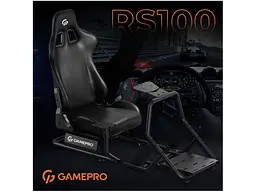 Ігрове крісло кокпіт GamePro RS100 Black - мініатюра 4