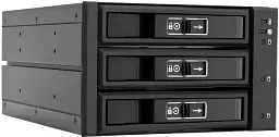 Бекплейн Chieftec 2x5.25" -> 3x3.5" HDDs Hot-Swap Aluminium (CBP-2131SAS)
