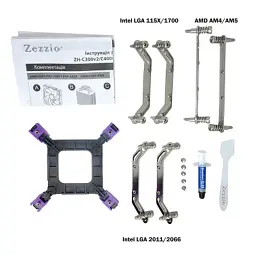 Кулер до процесора Zezzio ZH-C400 V2 - мініатюра 6