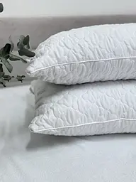 Подушка Ecotton 50х70 см антиалергенна із мікрофібри біла (70-0027Novita) (4331)