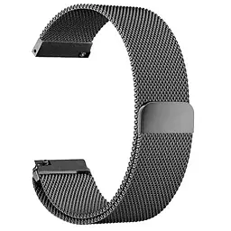 Ремінець до смарт-годинника BeCover Milanese Style для Samsung Galaxy (20mm)/Watch 5/ Watch 4.../Gear S2 Classic/Gear Sport Gray (707673) - мініатюра 2