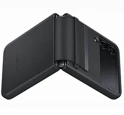 Оригінальний шкіряний чохол Leather Cover Samsung Galaxy Z Flip4 Black (EF-VF721LBEGUA) - мініатюра 2