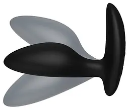 Анальная смарт-вибропробка We-Vibe Ditto+ Satin Black с пультом ДУ - мініатюра 5