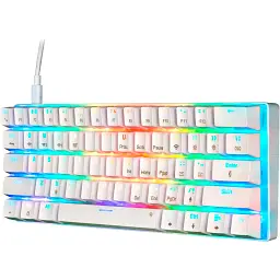 Клавіатура MAD DOG Gateron GK850W White [124819] - мініатюра 2