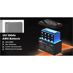 Акумулятор Li Time LiFePO4 12V [12.8V/100Ah/1280Wh] [123755] - мініатюра 3